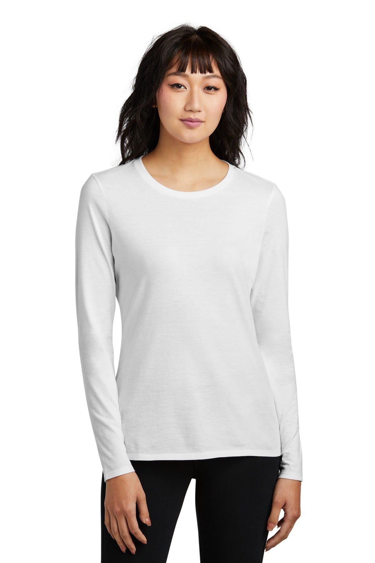District ® Women's Perfect Blend ® CVC Long Sleeve Tee DT110
