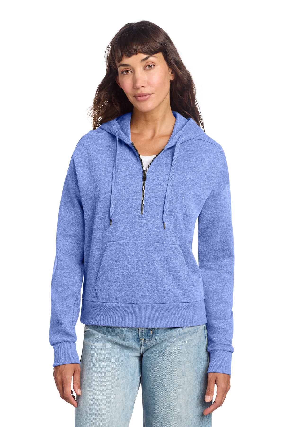 District ® Women's Perfect Tri ® Fleece 1/2-Zip Pullover DT1311