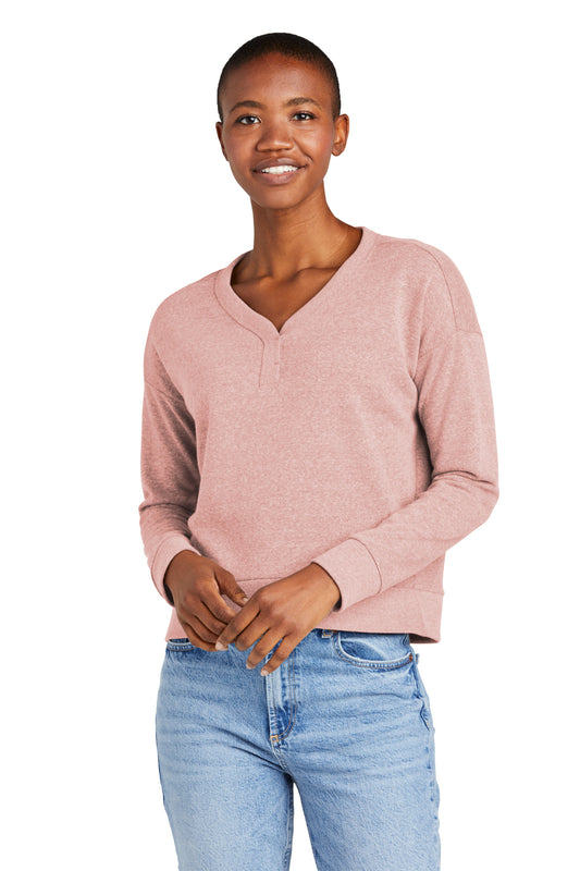 District ® Women's Perfect Tri ® Fleece V-Neck Sweatshirt DT1312