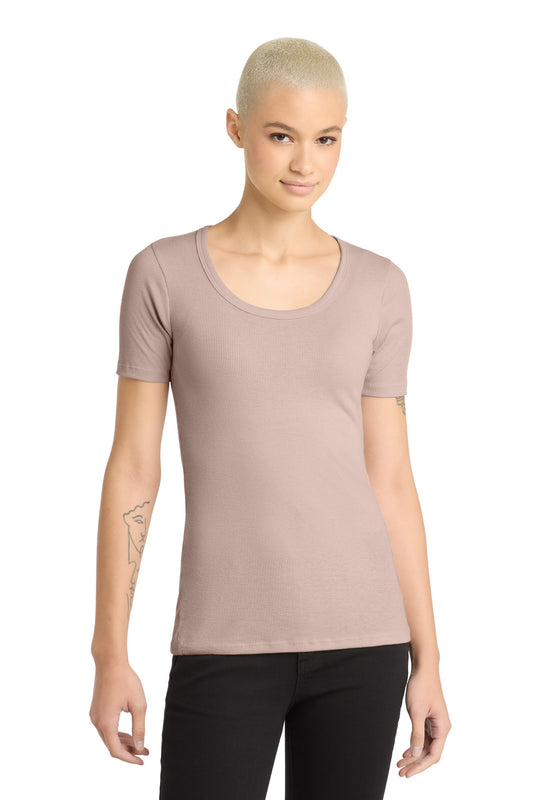 District ® Women's V.I.T. ™ Rib Scoop Neck Tee DT6020