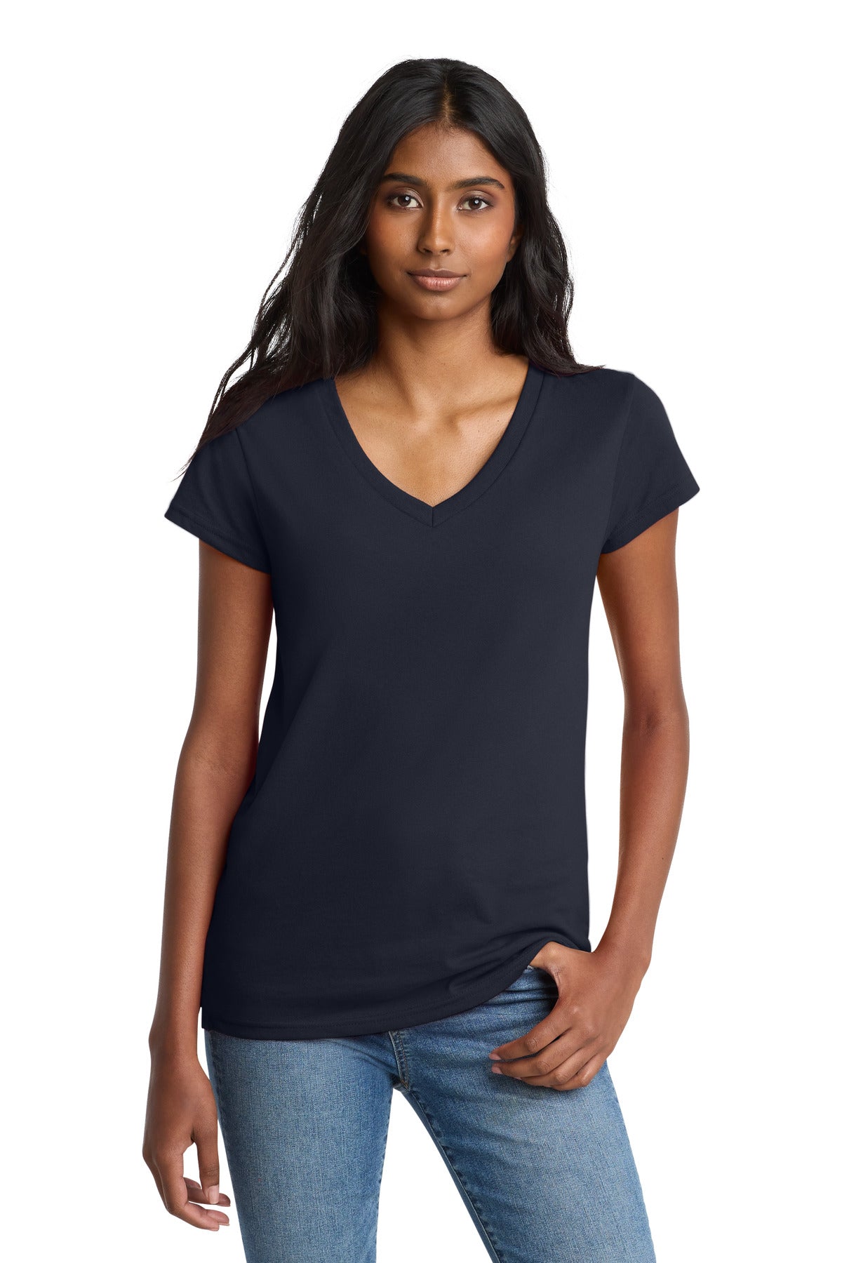 District ® Women's Re-Tee ™ V-Neck DT8001