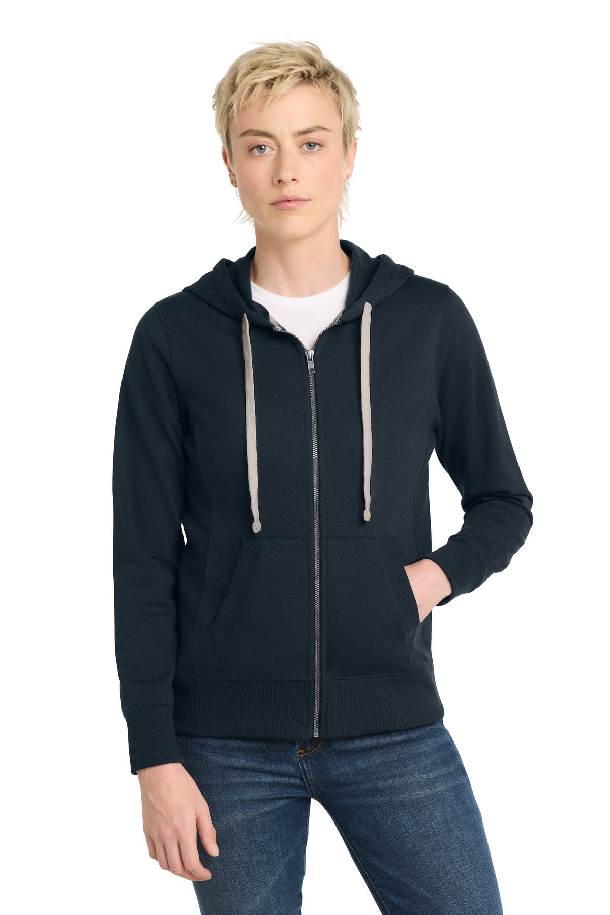 District ® Women's Re-Fleece ™ Full-Zip Hoodie DT8103