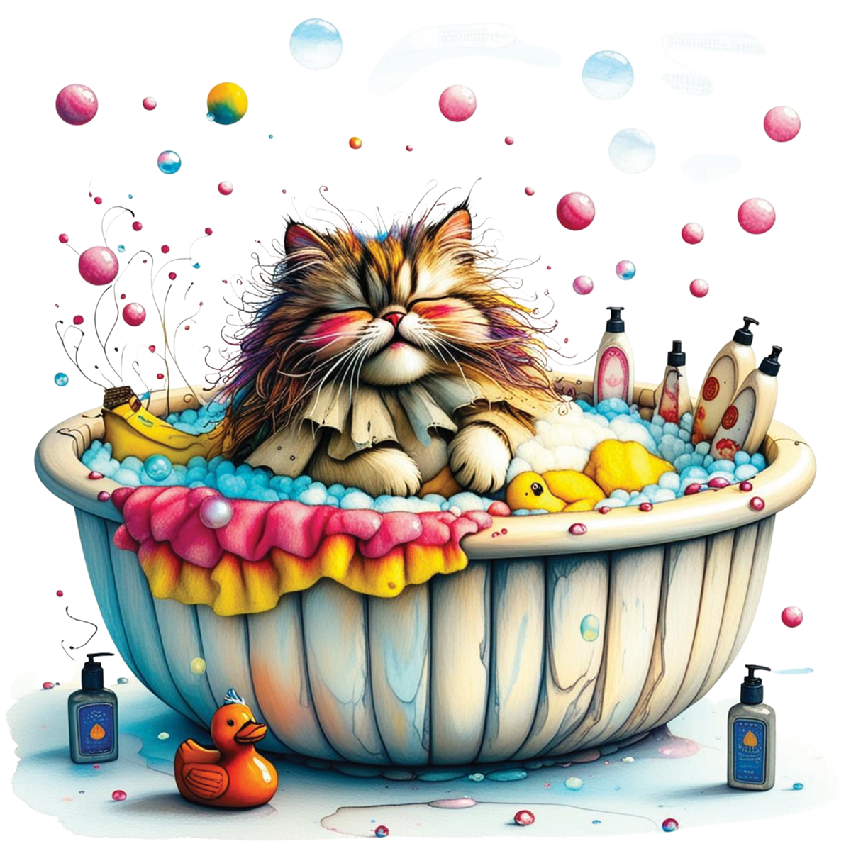 Funny Quirky Cat 08