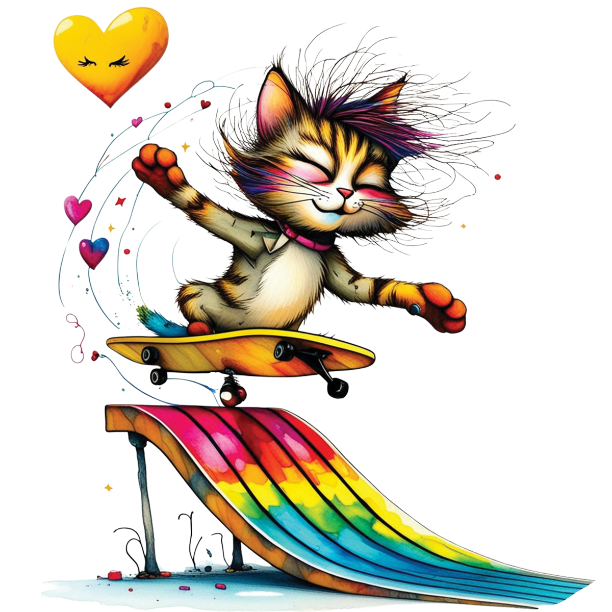 Funny Quirky Cat 11