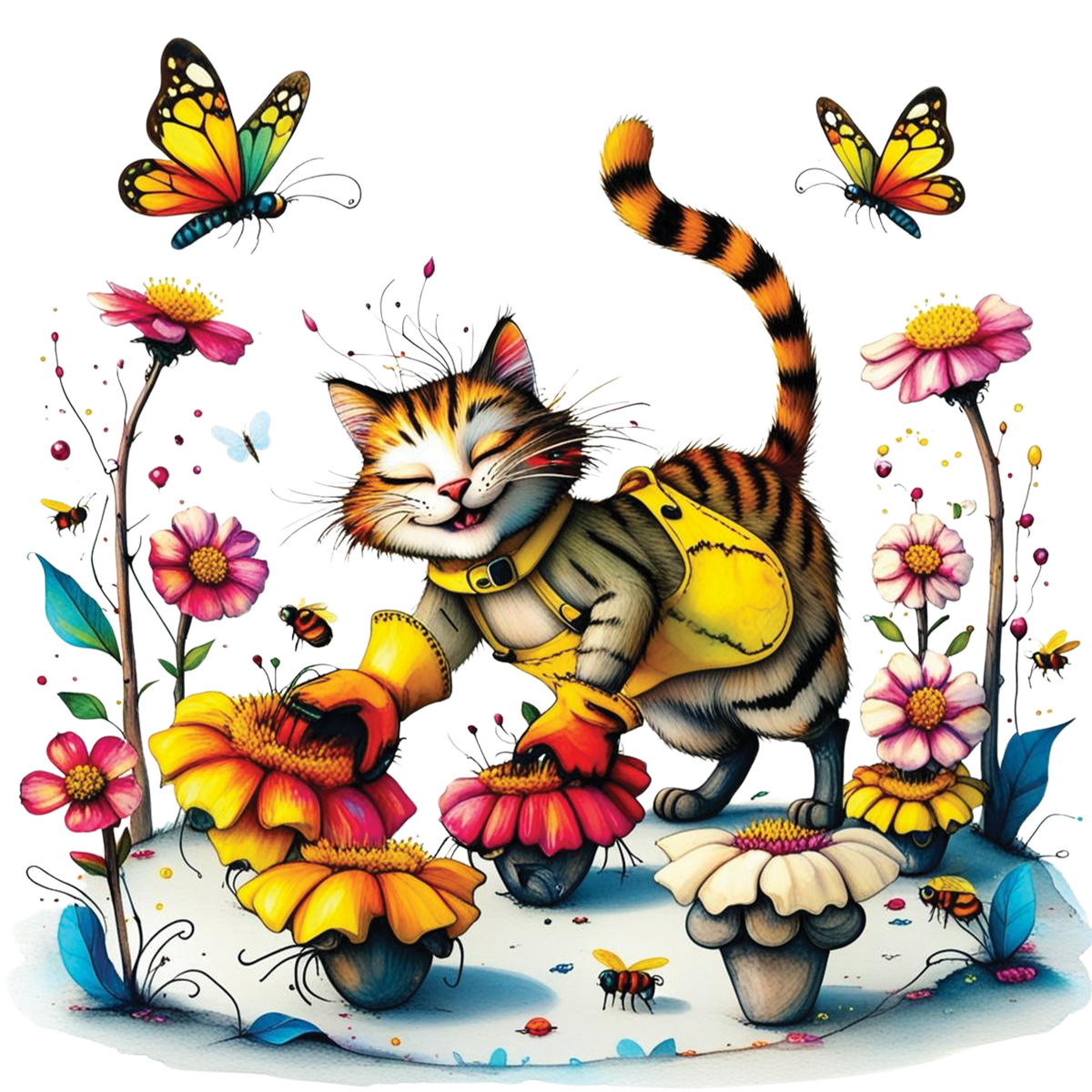 Funny Quirky Cat 13
