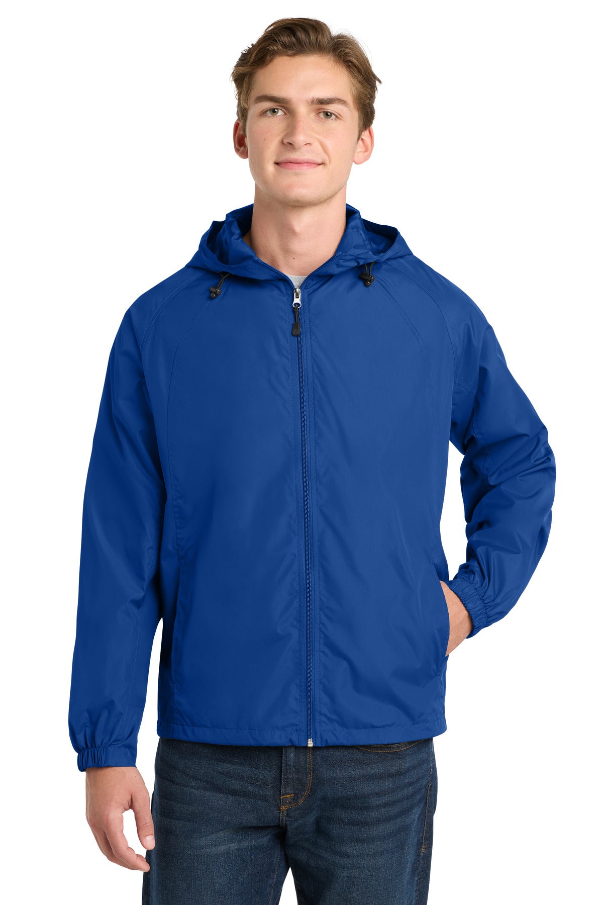 Sport-Tek ® Hooded Raglan Jacket. JST73