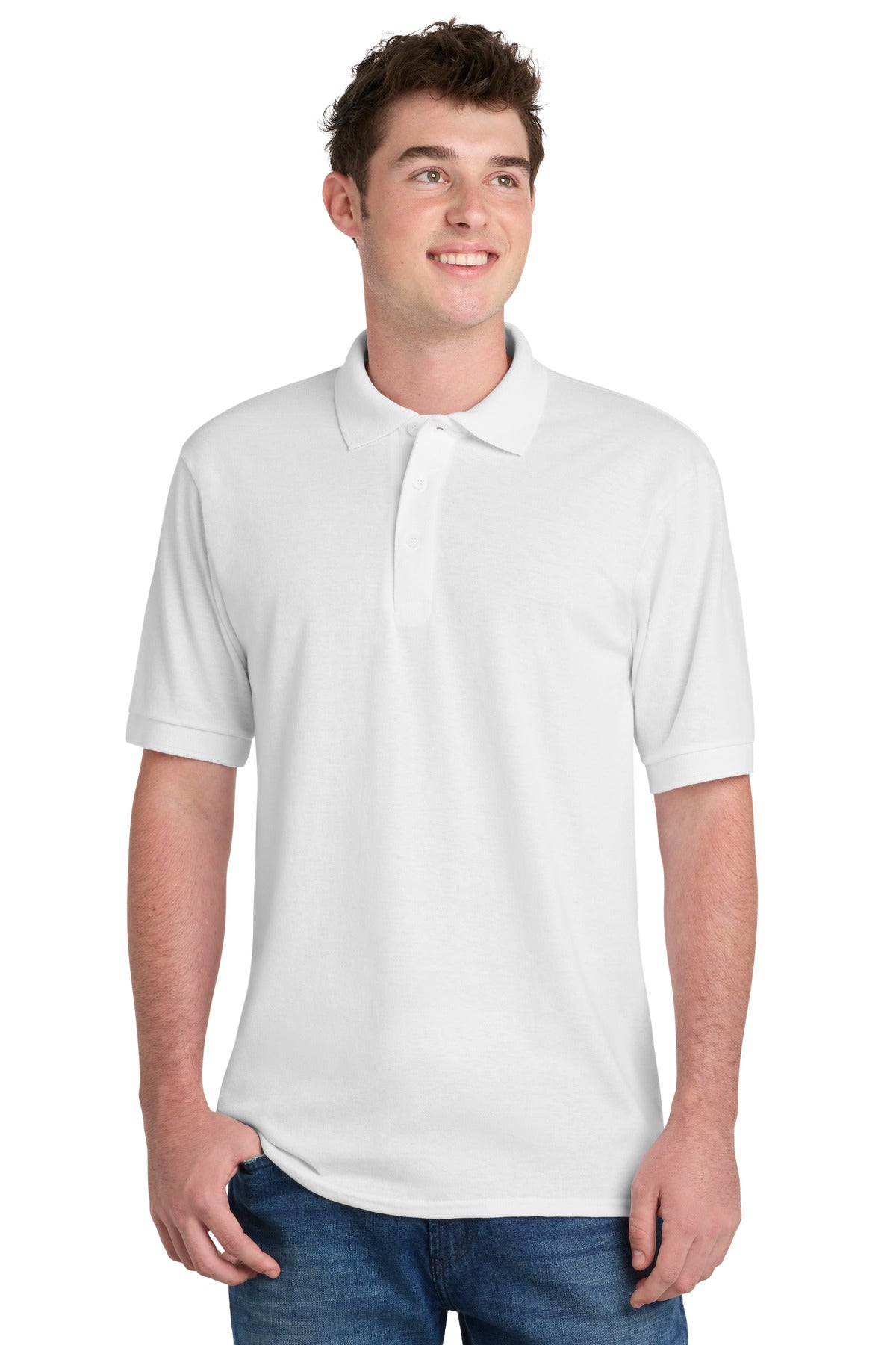 Port & Co ™ Tall Core Blend Jersey Knit Polo. KP55T
