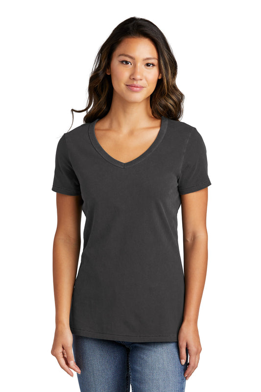 Port & Co ™ Women's Beach Wash ® Garment-Dyed V-Neck Tee LPC099V