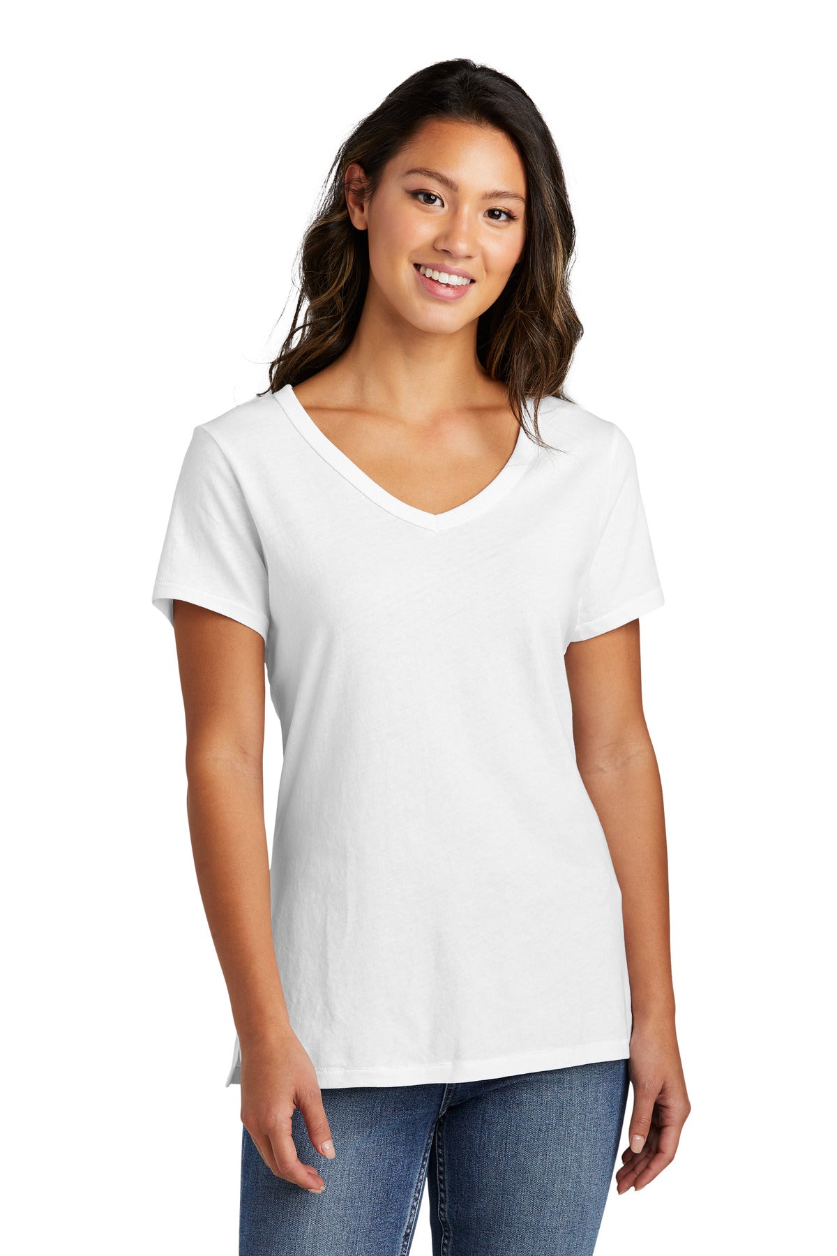 Port & Co ™ Women's Beach Wash ® Garment-Dyed V-Neck Tee LPC099V