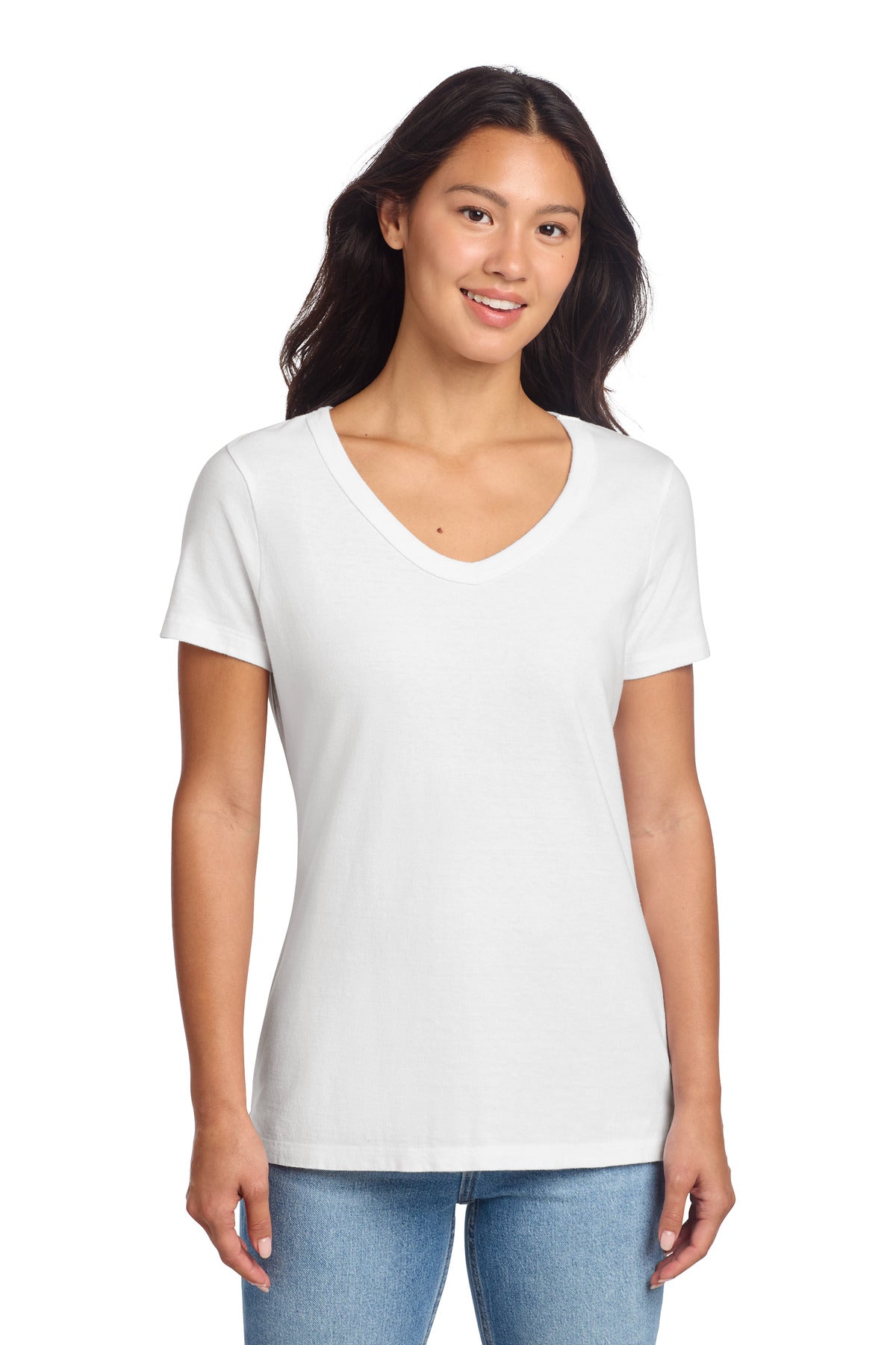 Port & Co ™ Women's Beach Wash ® Garment-Dyed V-Neck Tee LPC099V