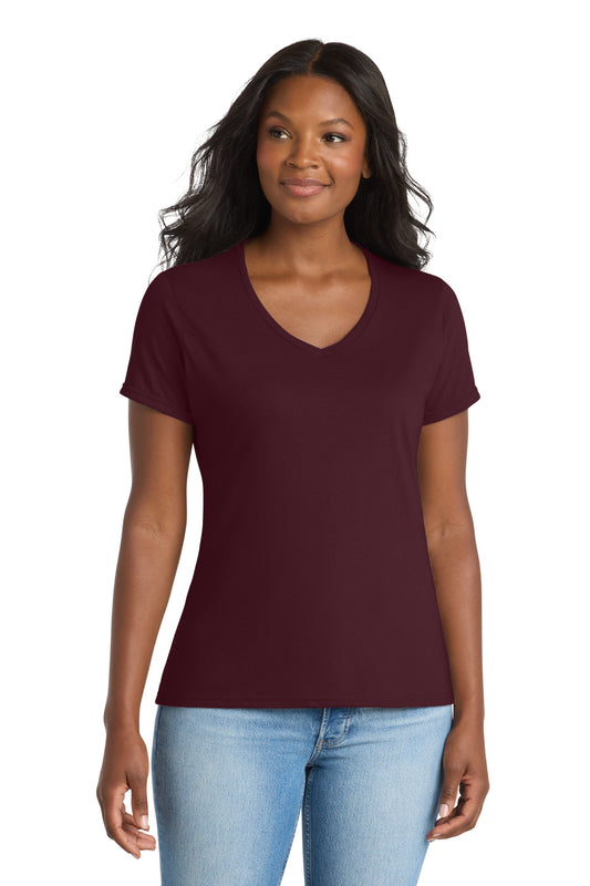 Port & Co ™ Women's Performance Blend V-Neck Tee. LPC381V