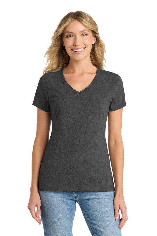 Port & Co ™ Women's Fan Favorite ™ Blend V-Neck Tee. LPC455V