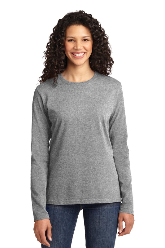 Port & Co ™ Women's Long Sleeve Core Cotton Tee. LPC54LS
