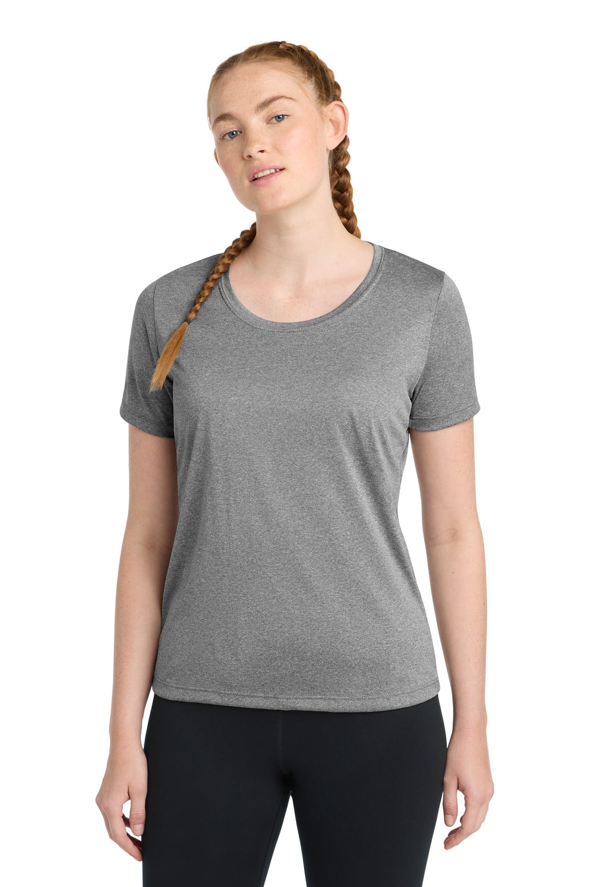Sport-Tek ® Women's Heather Contender ™ Scoop Neck Tee. LST360