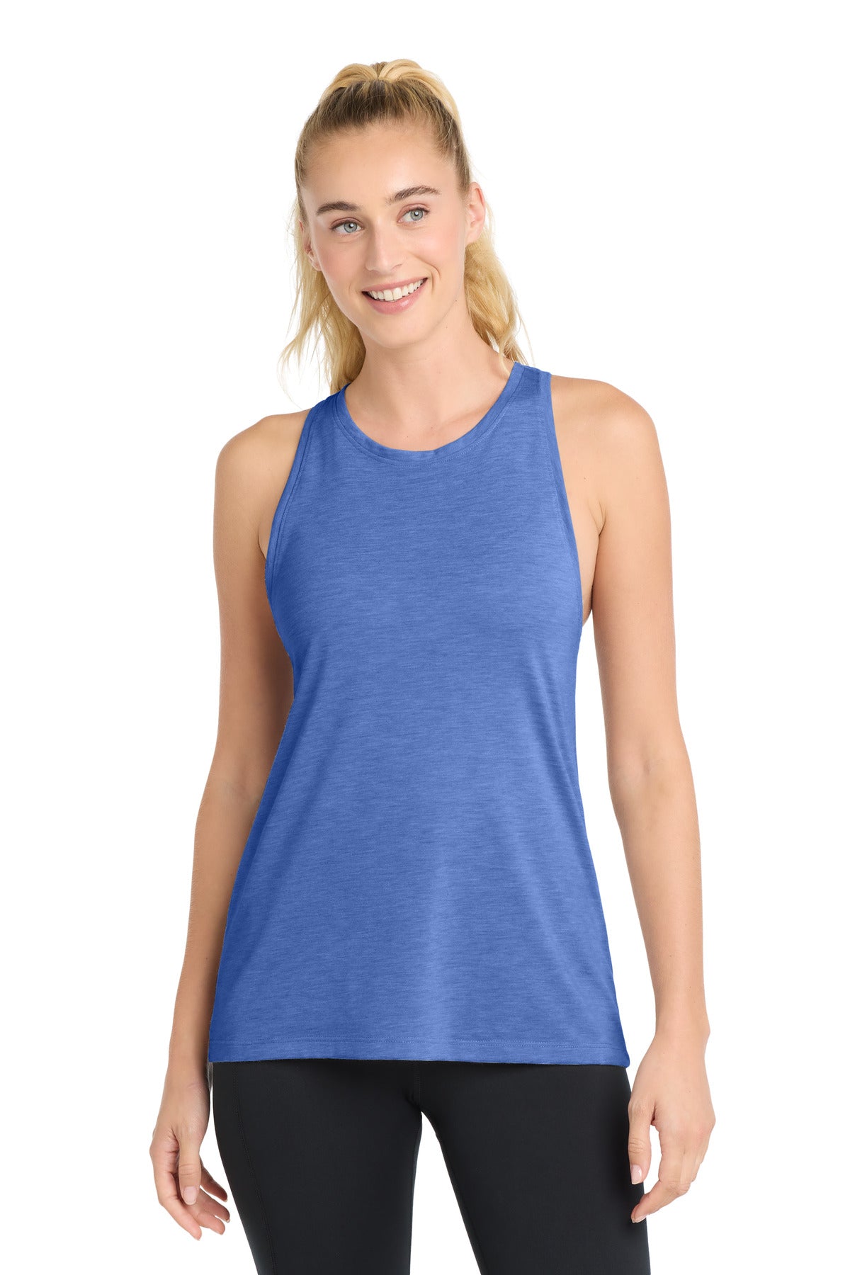 Sport-Tek ® Women's PosiCharge ® Tri-Blend Wicking Tank. LST402
