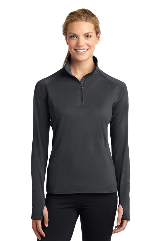 Sport-Tek ® Women's Sport-Wick ® Stretch 1/4-Zip Pullover. LST850