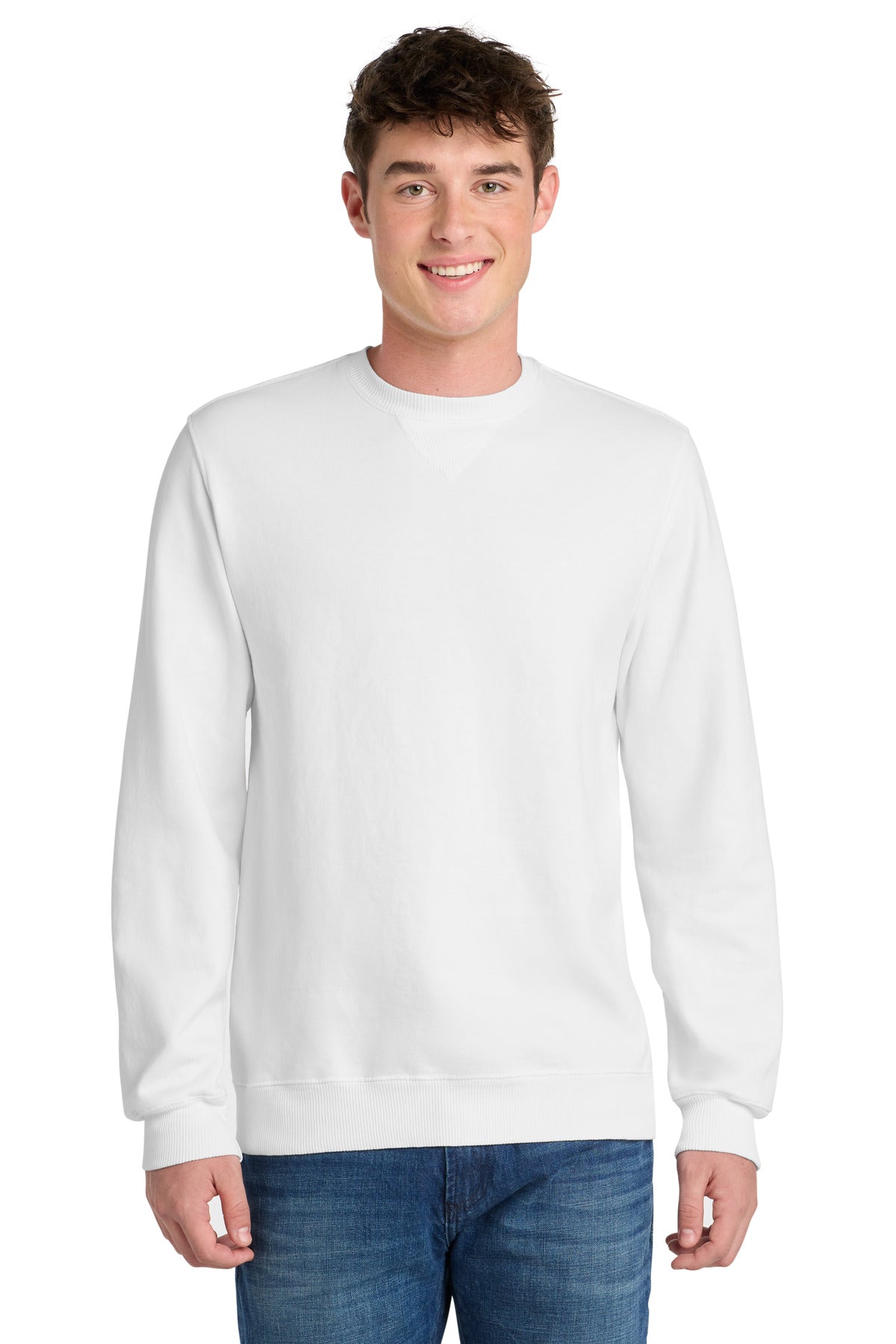 Port & Co ™ Beach Wash ® Garment-Dyed Crewneck Sweatshirt PC098