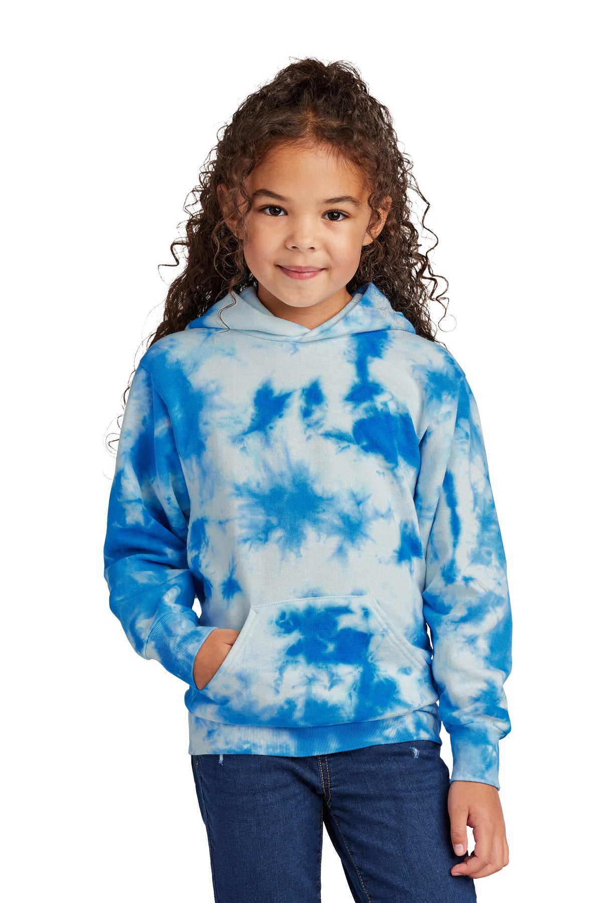 Port & Co ™ Youth Crystal Tie-Dye Pullover Hoodie PC144Y