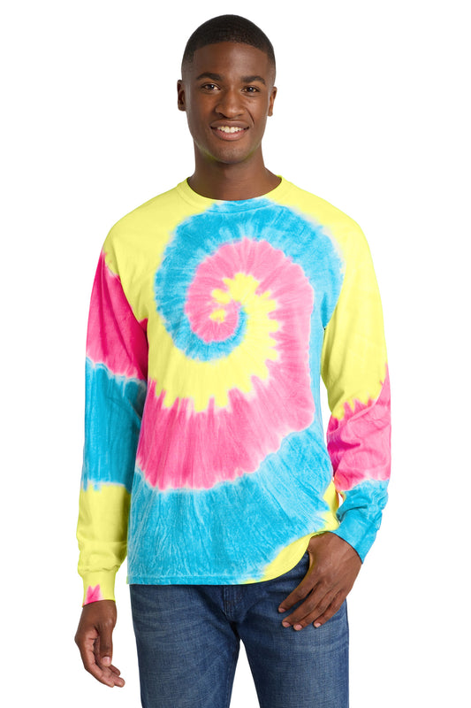 Port & Co ™ Tie-Dye Long Sleeve Tee. PC147LS