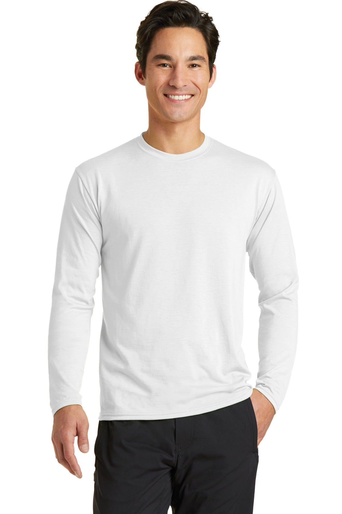 Port & Co ™ Long Sleeve Performance Blend Tee. PC381LS
