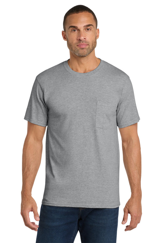 Port & Co ™ Core Cotton Pocket Tee. PC54P