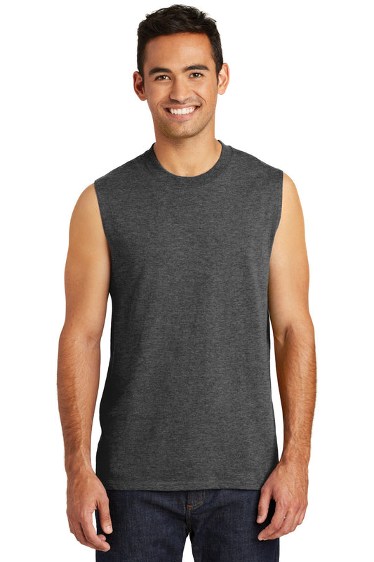 Port & Co ™ Core Cotton Sleeveless Tee. PC54SL