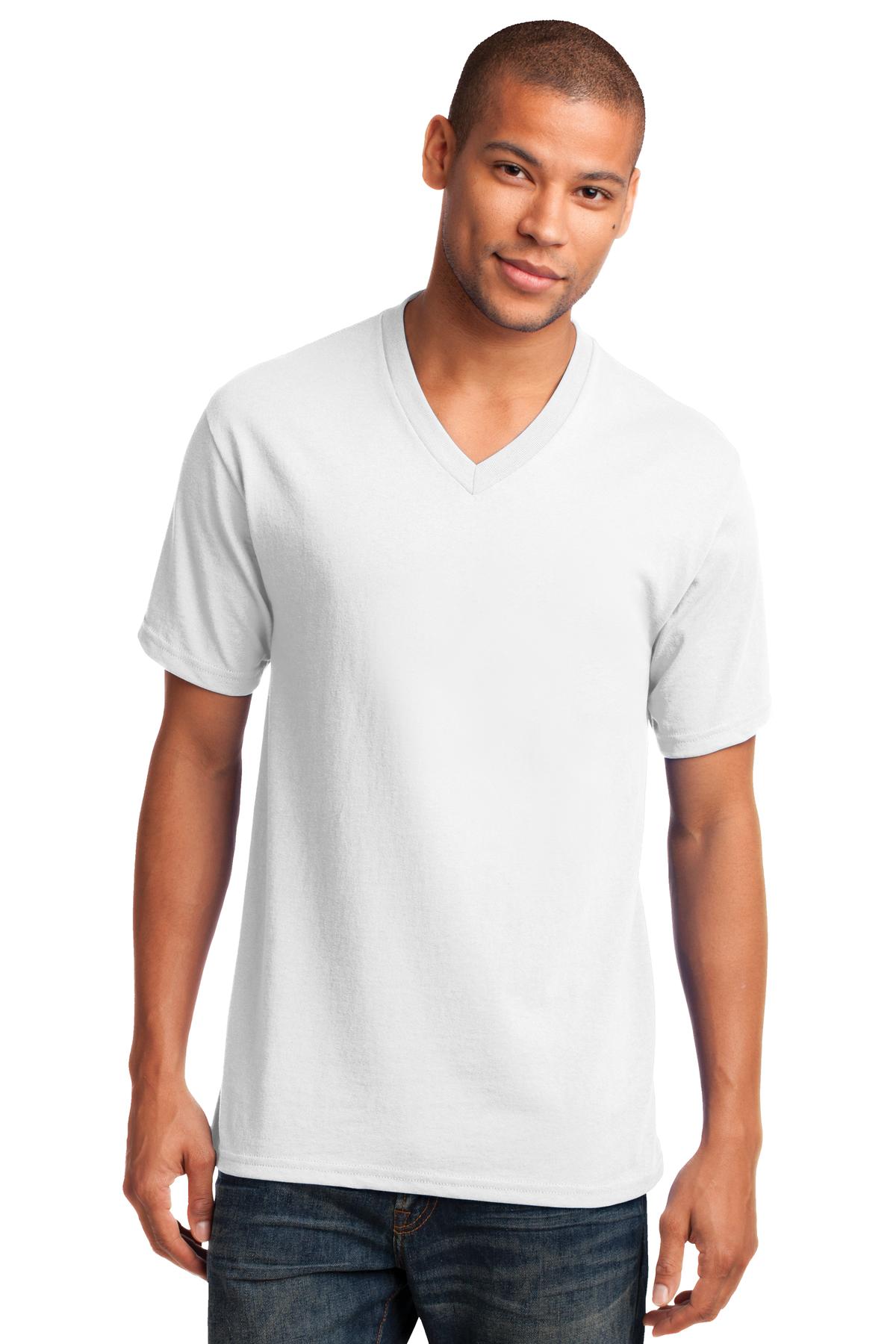 Port & Co ™ Core Cotton V-Neck Tee. PC54V
