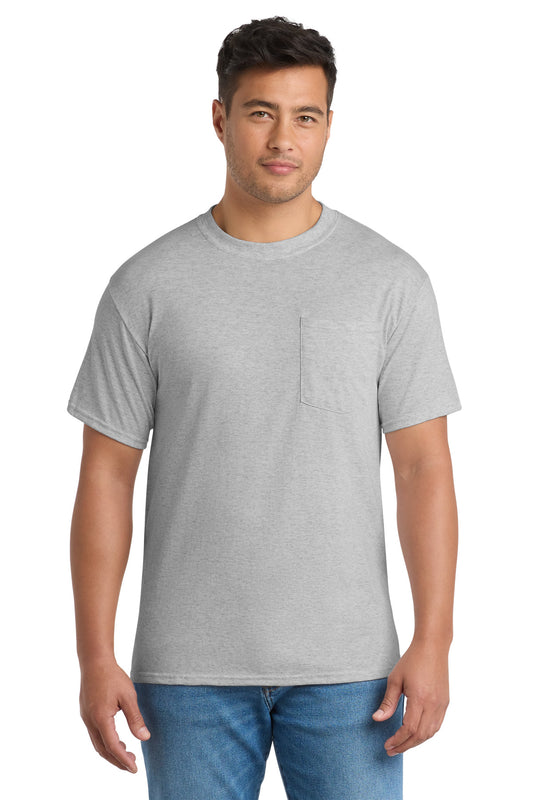 Port & Co ™ Core Blend Pocket Tee. PC55P