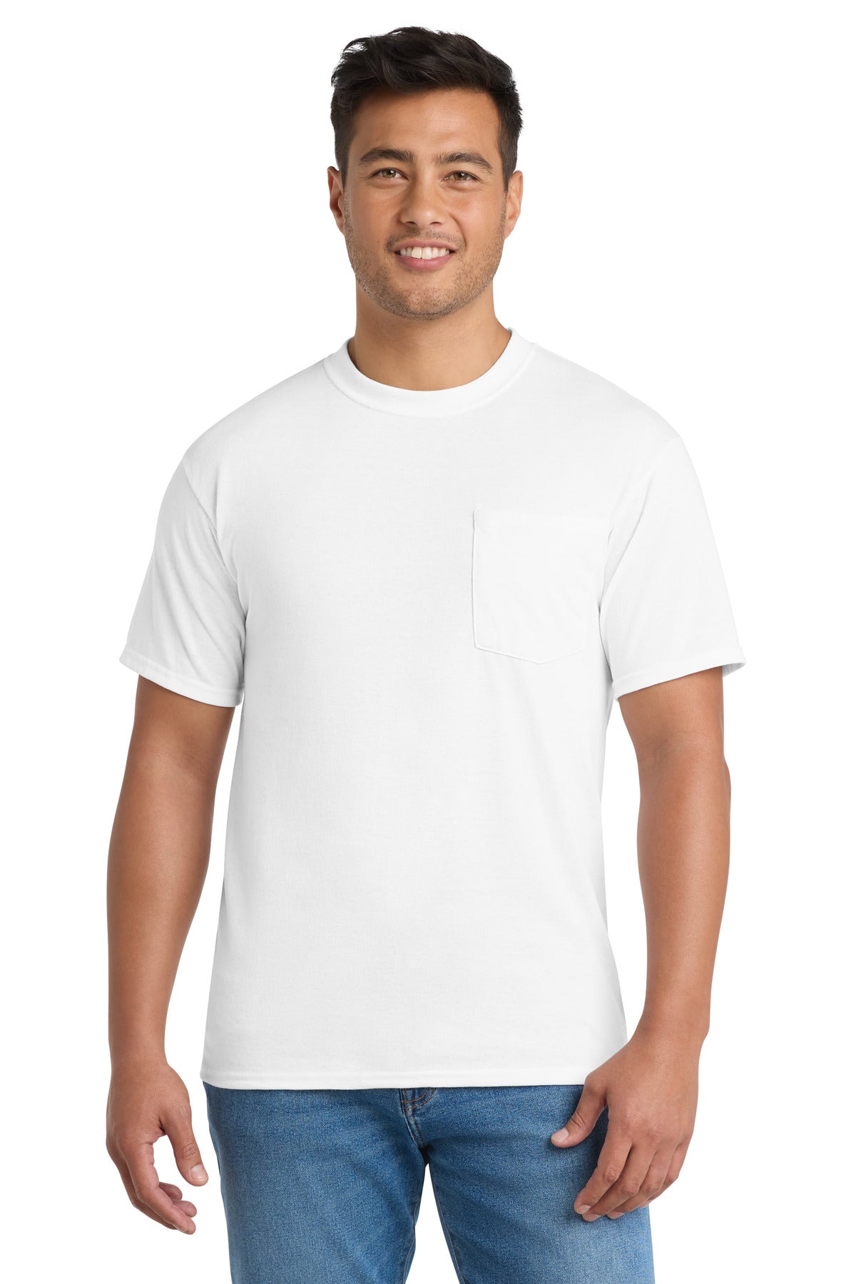 Port & Co ™ Core Blend Pocket Tee. PC55P