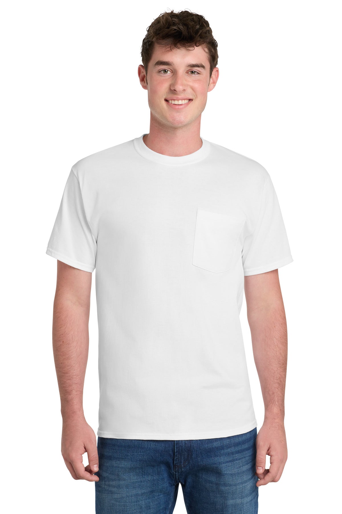 Port & Co ™ Tall Essential Pocket Tee. PC61PT