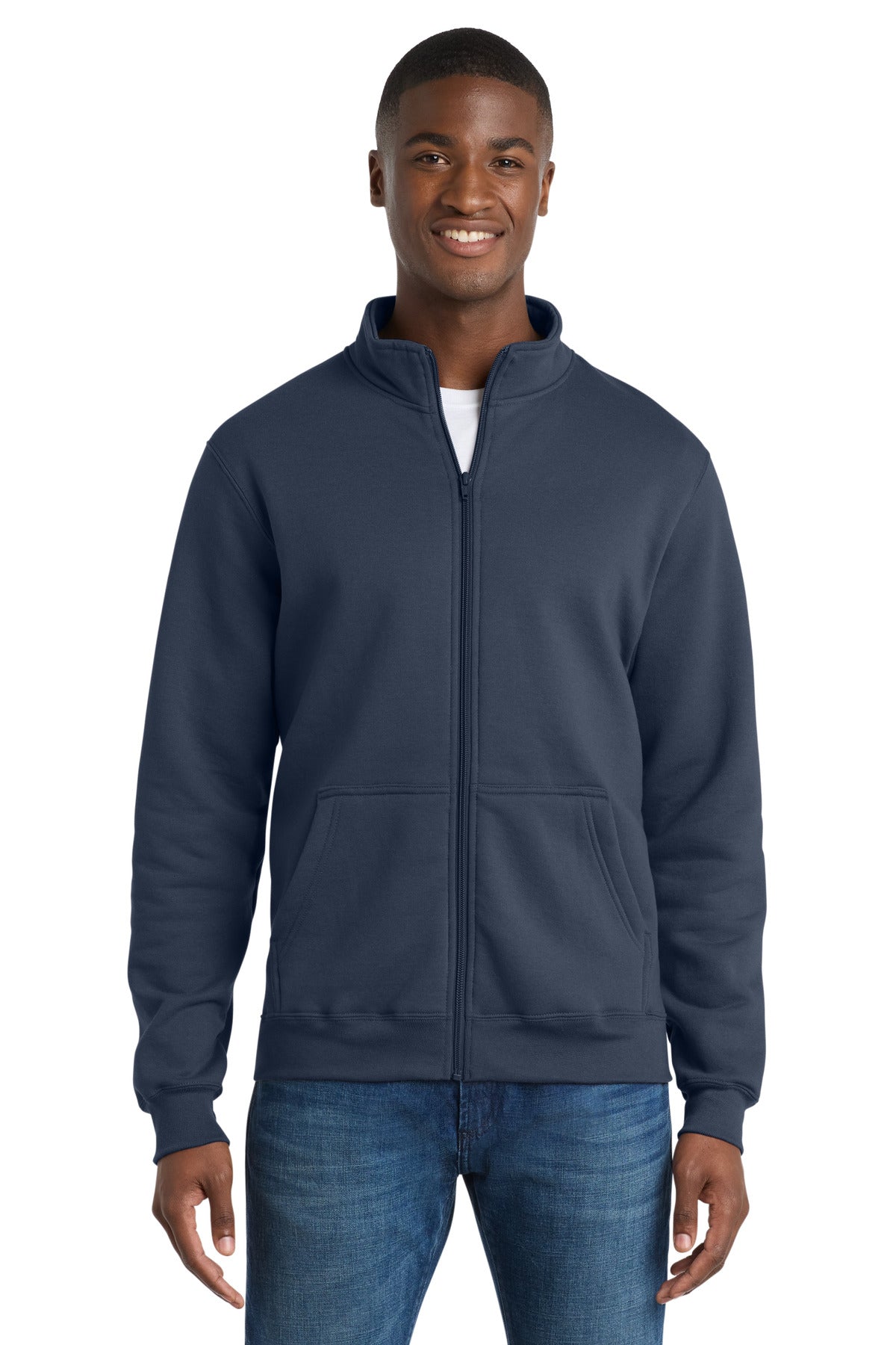 Port & Co ™ Core Fleece Cadet Full-Zip Sweatshirt PC78FZ