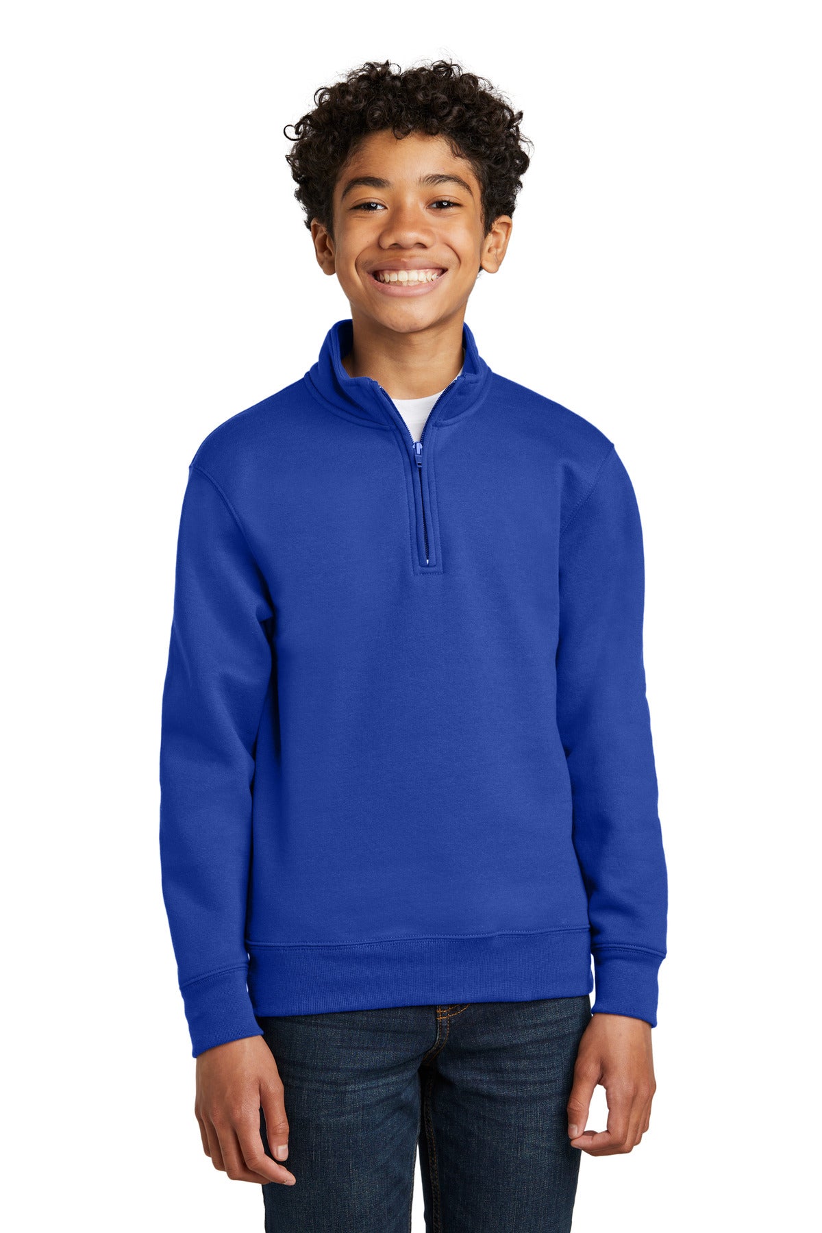 Port & Co ™ Youth Core Fleece 1/4-Zip Pullover Sweatshirt PC78YQ