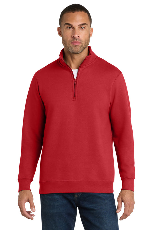 Port & Co ™ Fan Favorite Fleece 1/4-Zip Pullover Sweatshirt. PC850Q