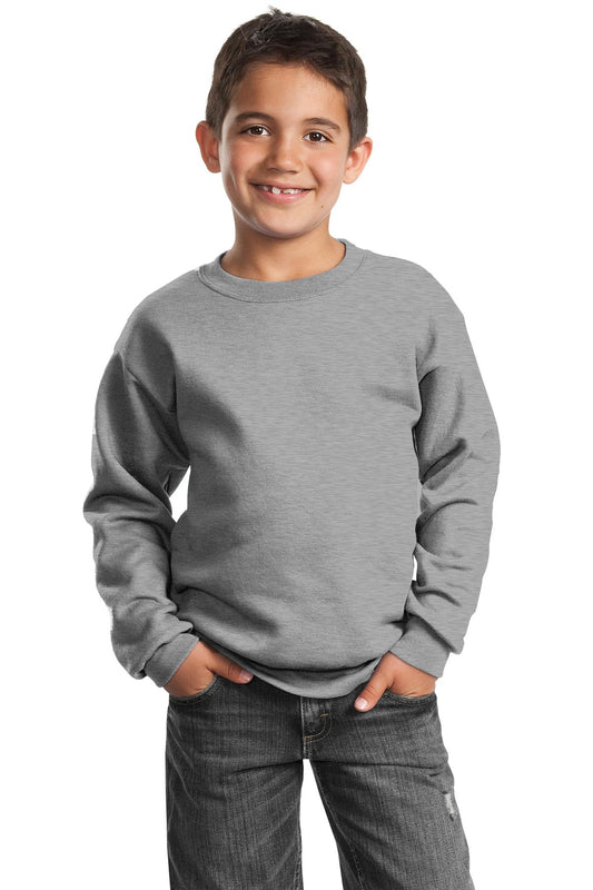 Port & Co ™ Youth Core Fleece Crewneck Sweatshirt. PC90Y