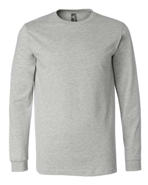 Heather CVC Long Sleeve Tee - XL