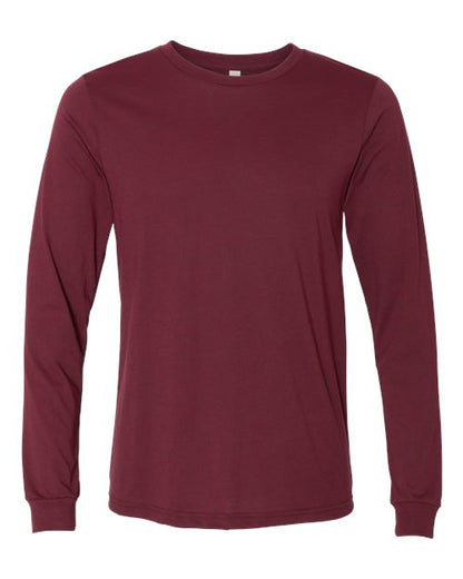BELLA + CANVAS Heather CVC Long Sleeve Tee 3501CVC