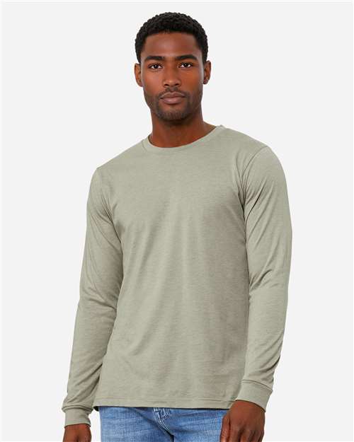 Heather CVC Long Sleeve Tee