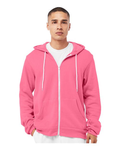 Unisex Sponge Fleece Full-Zip Hoodie Sweatshirt