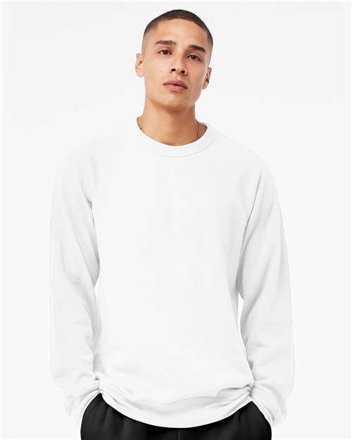 Sponge Fleece Raglan Crewneck Sweatshirt - XL