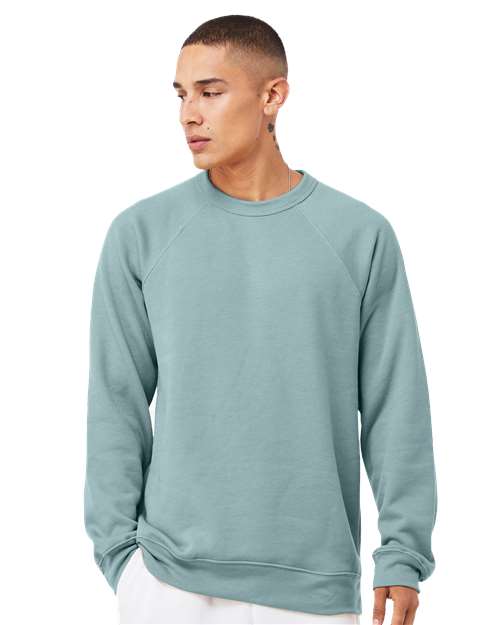 Sponge Fleece Raglan Crewneck Sweatshirt - XL