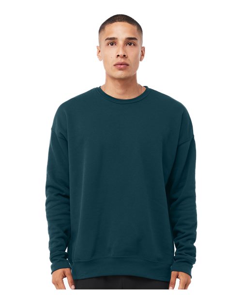 Sponge Fleece Drop Shoulder Crewneck Sweatshirt - XL