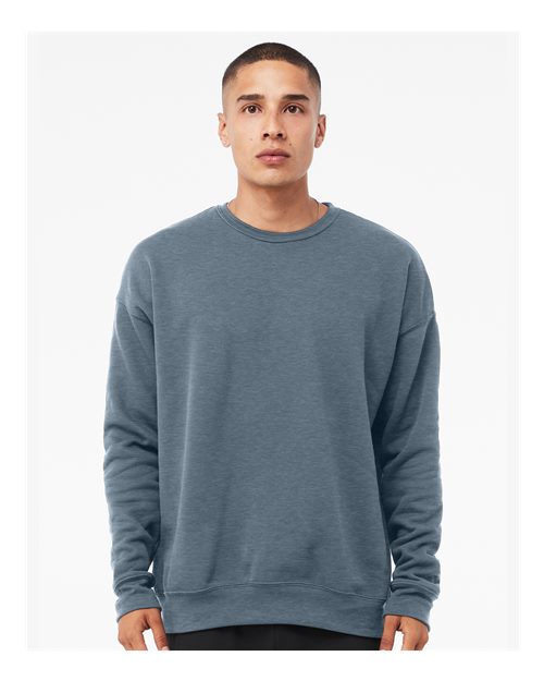 Sponge Fleece Drop Shoulder Crewneck Sweatshirt - L