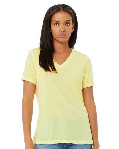 BELLA + CANVAS Women's Relaxed Triblend V-Neck Tee 6415