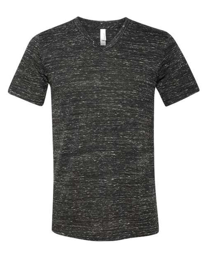 BELLA + CANVAS Unisex Textured Jersey V-Neck Tee 3655
