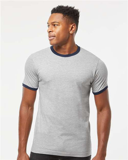 Unisex Fine Jersey Ringer T-Shirt
