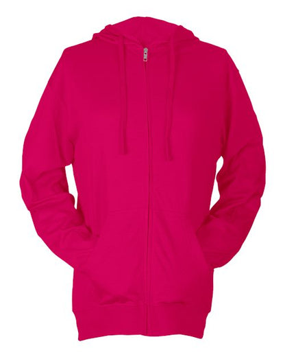 Unisex Beach Full-Zip Hooded Long Sleeve T-Shirt