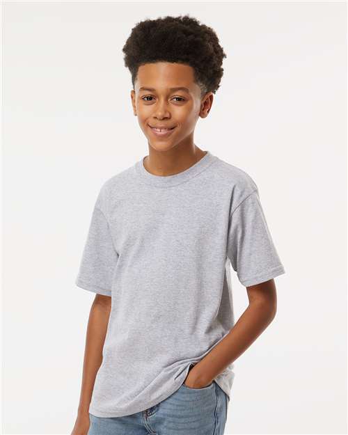 Youth Gold Soft Touch T-Shirt - Athletic Grey