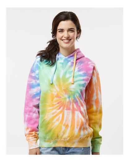 Tie-Dyed Hooded Sweatshirt