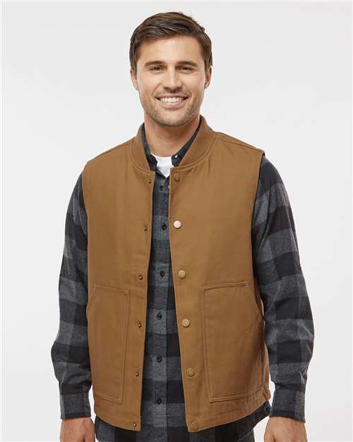 Independent Trading Co. Men's Insulated Canvas Workwear Vest EXP560V