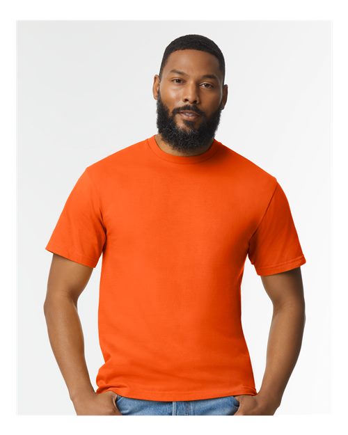 Unisex Softstyle® Midweight T-Shirt - Brown Savana